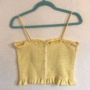 Yellow tube top